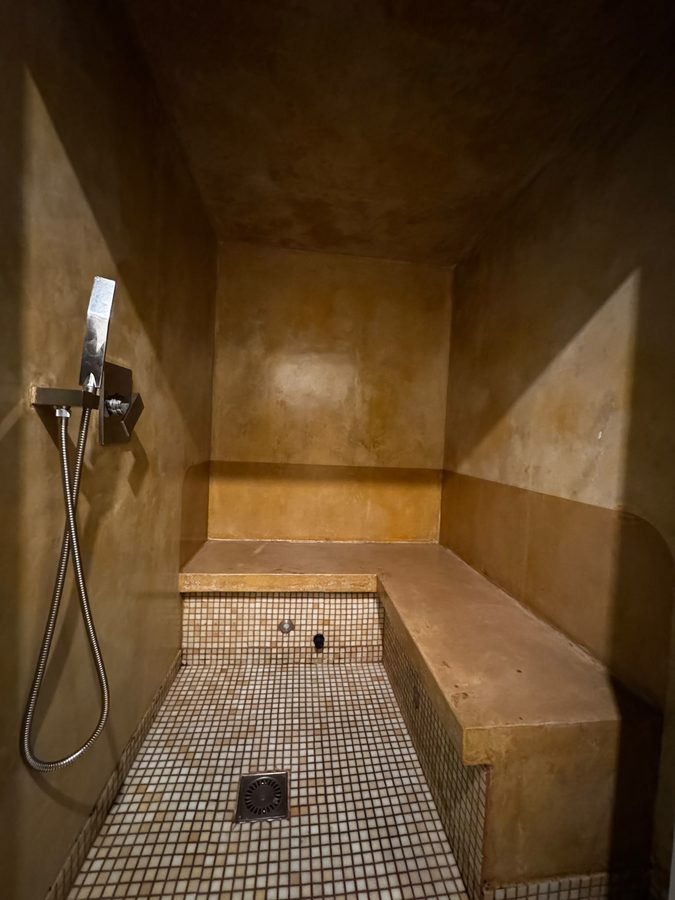Hammam traditionnel de l'institut Secrets de Beauté Marie-Fleur, Rochefort-du-Gard
